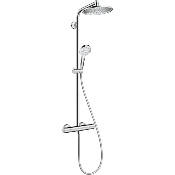 Hansgrohe Crometta S showerpipe 240 1jet rond